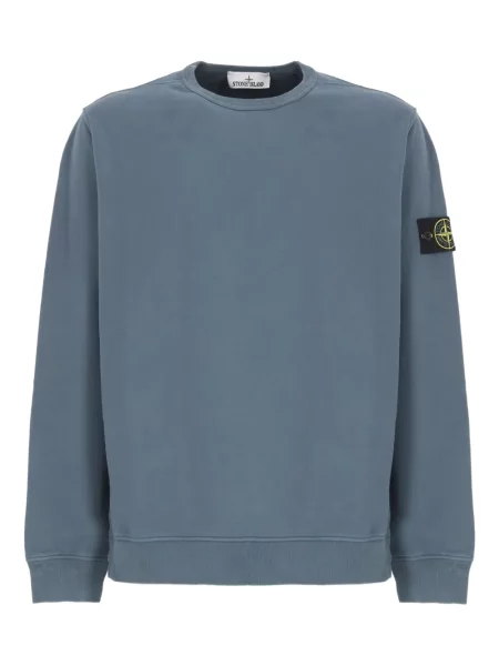Pulover Stone Island cu strasuri albastru