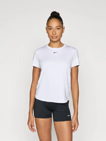 NIKE Tricou funcțional One Classic negru alb