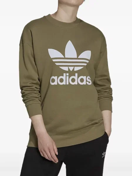 Legginsy Adidas do biegania z nadrukiem z dekoltem w serek czerwone