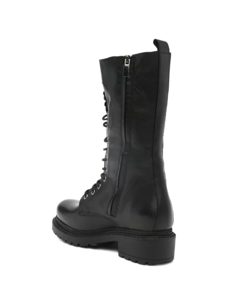 Botine Metisse cu șireturi din dantelă negru