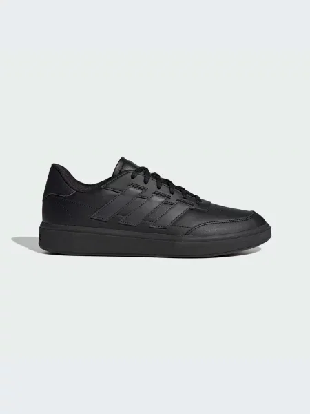 Кожаные кроссовки Adidas черные