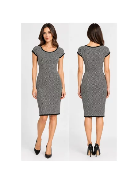 Dzianinowa sukienka Max Mara Studio czarna