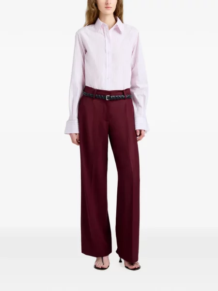 Pantaloni Proenza Schouler de lână roșu