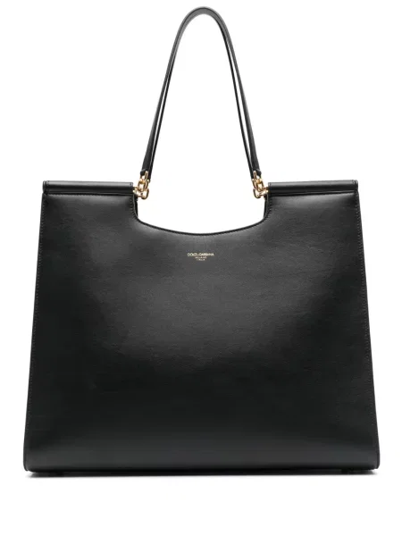 Geantă Dolce & Gabbana Sicily negru
