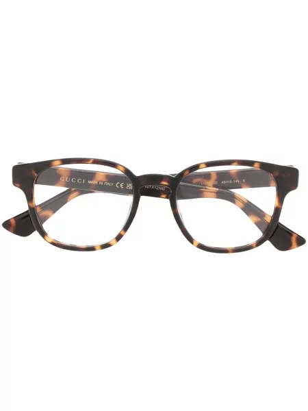 Слънчеви очила Gucci Eyewear с автограф кафяво