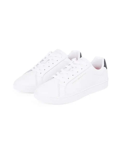 Sneakerși Tommy Hilfiger alb