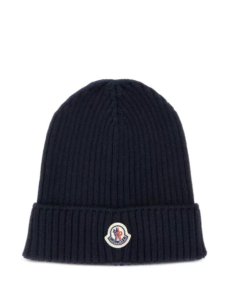 Czapka dziecięca Moncler Enfant niebieska
