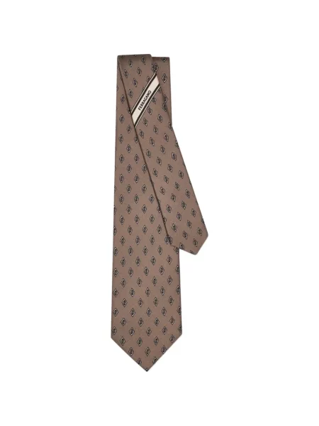 Cravată Ferragamo de mătase cu imagine