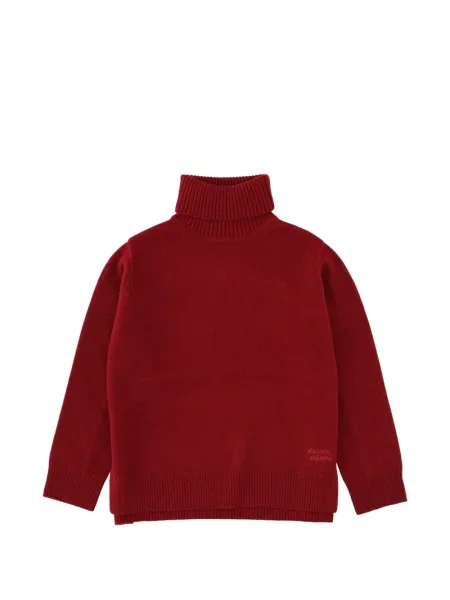 Pulover Maison Kitsune roșu