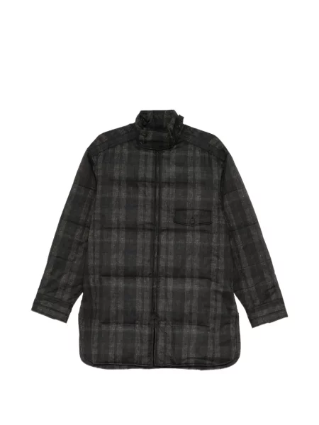 Cămașă Yohji Yamamoto în carouri negru