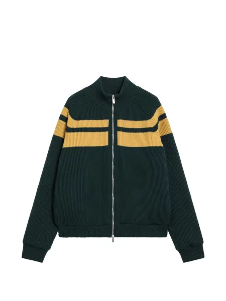 Geacă bomber Miu Miu de lână verde