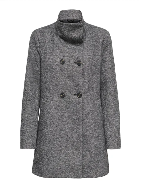 ONLY Palton de primăvară-toamnă ONLSEDONA SOPHIA amestecat gri