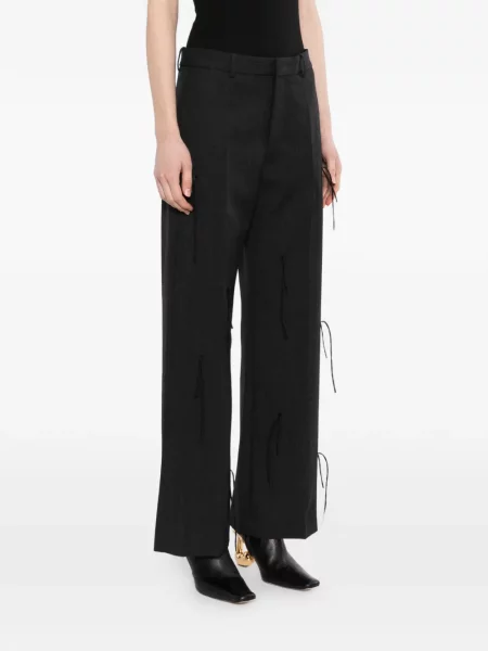 Pantaloni Jnby cu franjuri gri