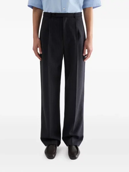 Pantaloni Jil Sander albastru