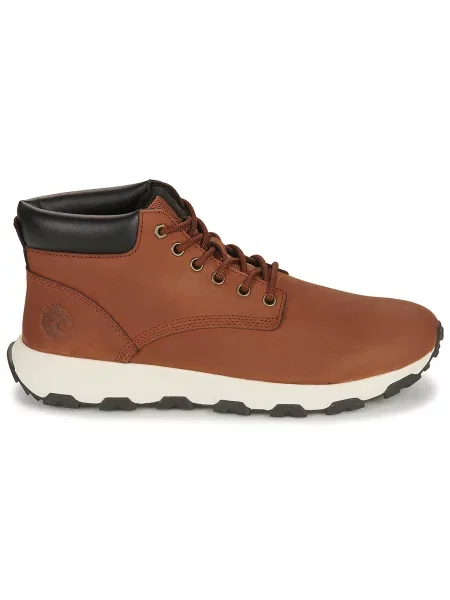 Kožené členkové topánky Timberland hnedá