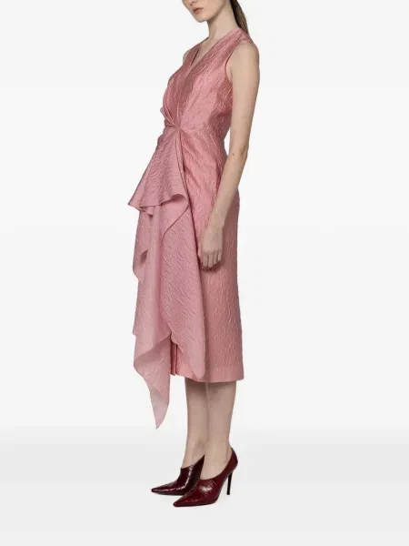 Rochie Roksanda asimetrică roz