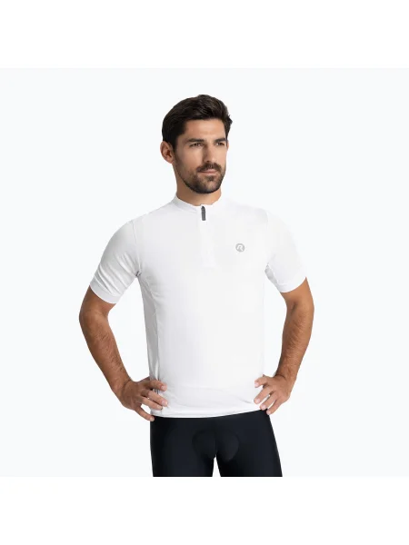 Tricou de ciclism pentru bărbați Rogelli Core alb