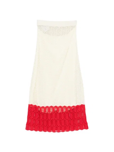 Fustă midi Jil Sander până la genunchi