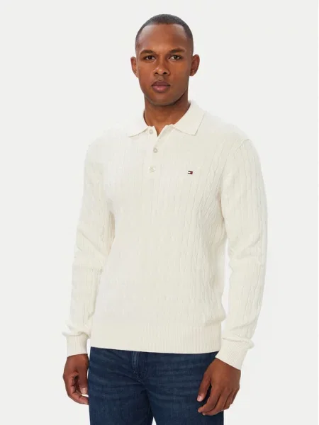 Tommy Hilfiger Pulover Classic Crem bej