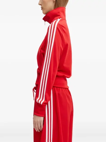 Pantaloni Adidas cu broderie cu dungi alergare negru