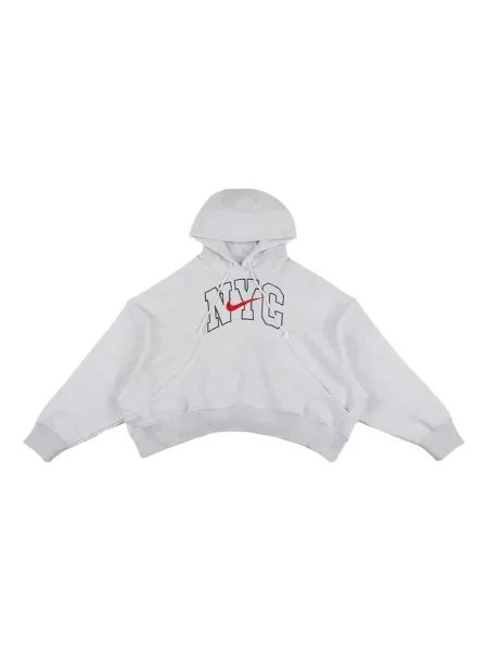 Șapcă Nike tricotate cu imagine cu decolteu rotund albastru