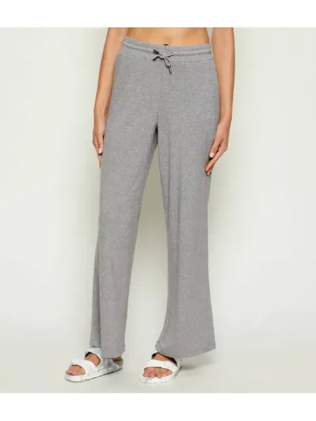 Karl Lagerfeld Pantaloni de trening Signature Lurex gri