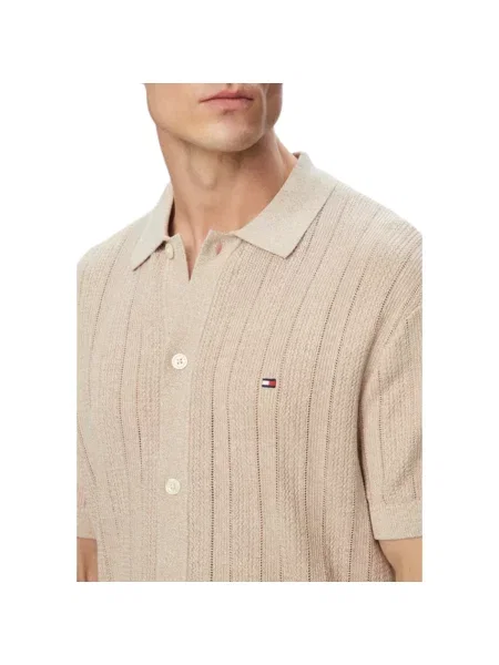 Tricou Tommy Hilfiger maro