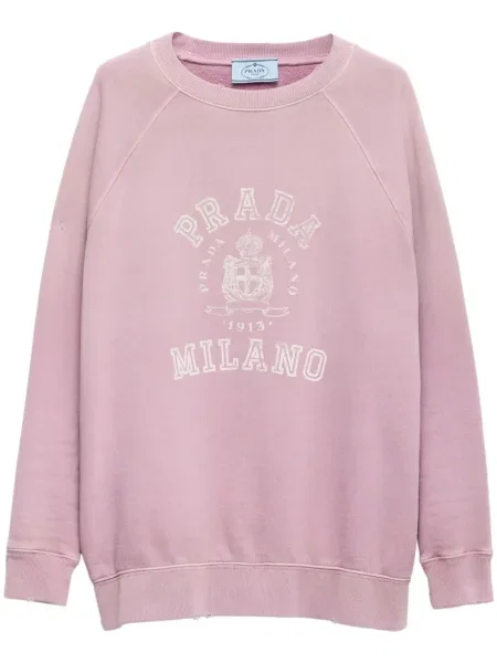 Bluza Prada z nadrukiem fioletowa