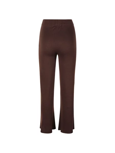 Pantaloni Majestic Filatures din cașmir maro