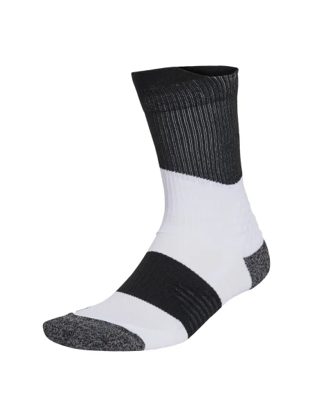 ADIDAS PERFORMANCE Športové ponožky RunxBoost sivá melírovaná / čierna biela