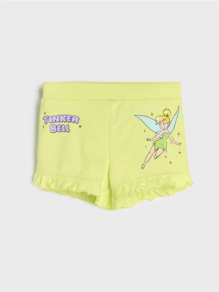 Sinsay Kraťasy Tinkerbell neonová