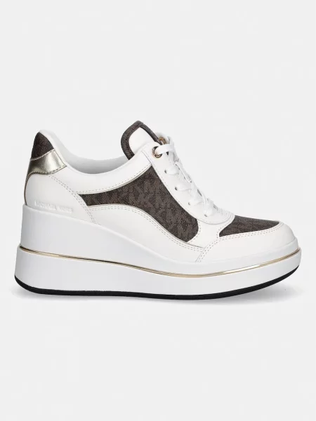 Superge MICHAEL Michael Kors Emmy Wedge Trainer bela