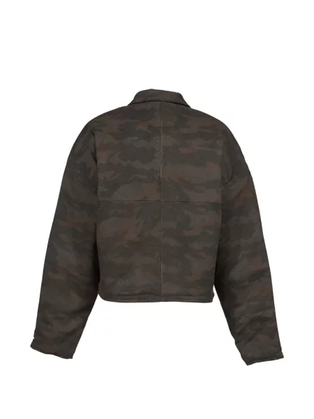 Geacă Arnodefrance cu imagine cu model camuflaj maro