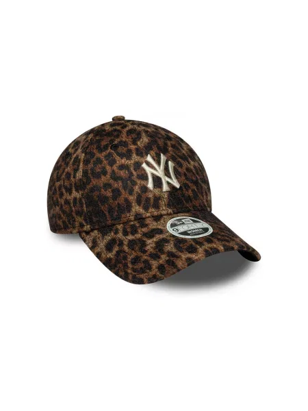 Šiltovka New Era s leopardím vzorom hnedá