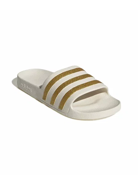 ADIDAS ORIGINALS Saboți ADILETTE AQUA auriu alb