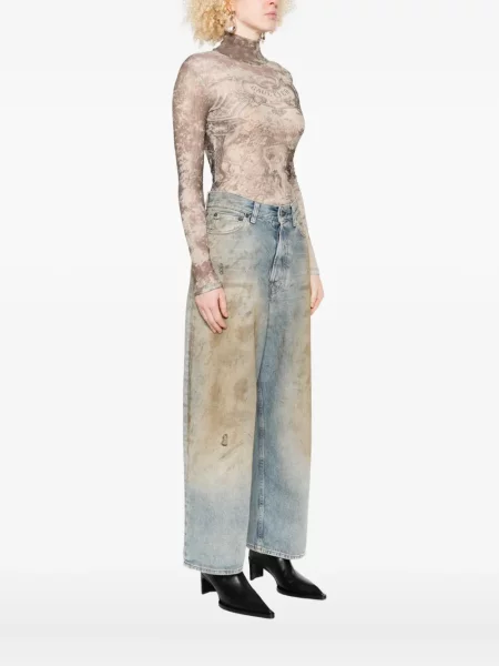 Body Jean Paul Gaultier cu imagine gri