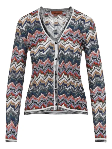Cardigan Missoni tricotate albastru