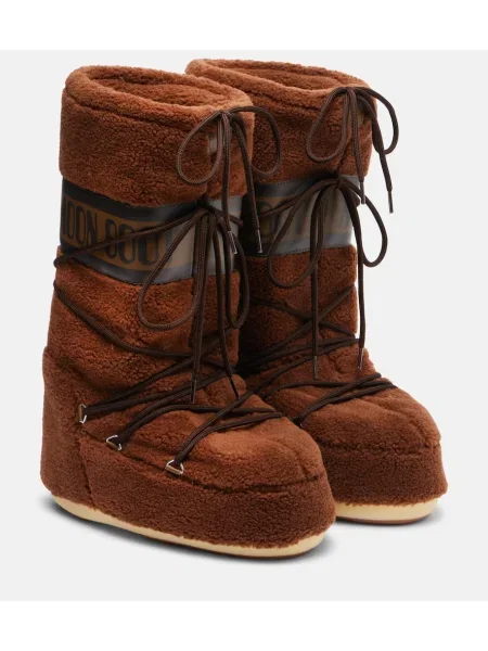 Флийс ботуши Moon Boot кафяво