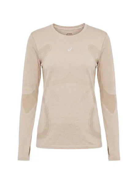ASICS Tricou funcțional ROAD maro cămilă / amestecat bej