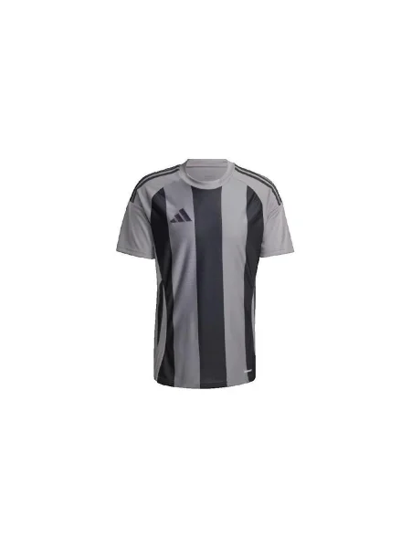Pruhované tričko Adidas čierna