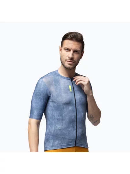 Tricou de ciclism pentru bărbați Alé Deep powder blue albastru
