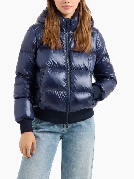 Пуховик Armani Exchange темно-синій синій