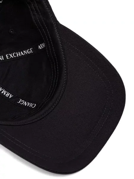 Șapcă Armani Exchange cu autograf albastru