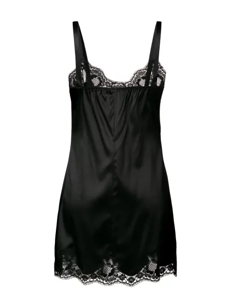 Krajkové oblekové šaty Dolce & Gabbana černé