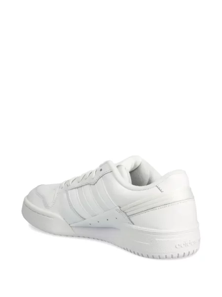 Kurtka Adidas w paski z kapturem biała