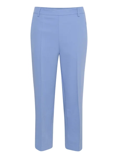 Kaffe Pantaloni cu dungă Sakura azuriu