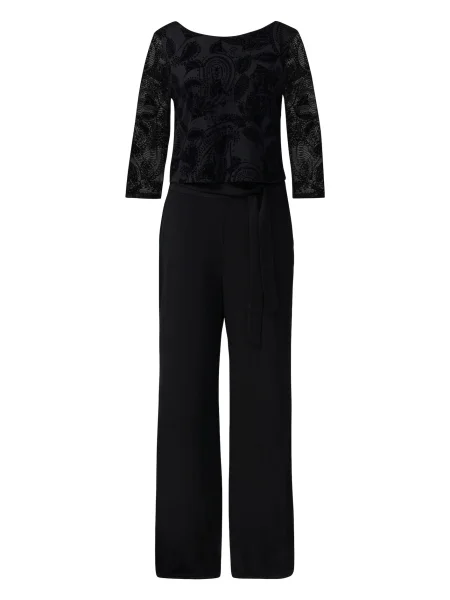 COMMA Salopeta gri metalic negru