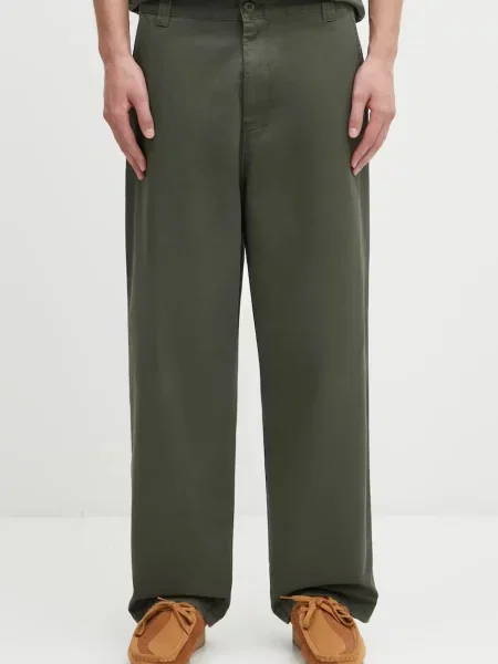 Carhartt WIP pantaloni de Brady Pant bărbați chinos verde