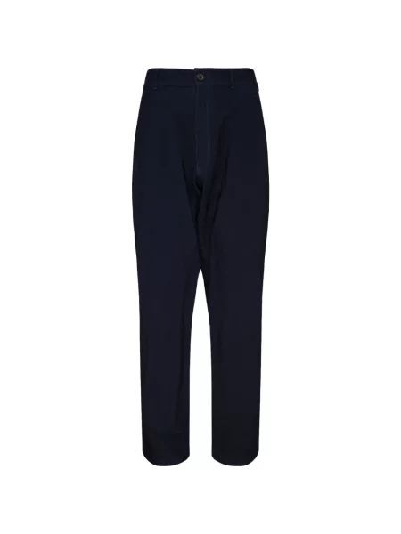 Cu centură pantaloni Comme Des Garçons Shirt albastru