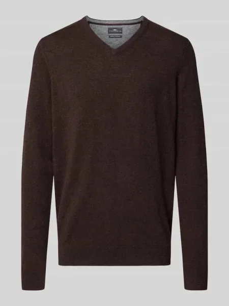 Sweter z dzianiny o kroju regular fit z mieszanki bawełny z dodatkiem kaszmiru Fynch-hatton